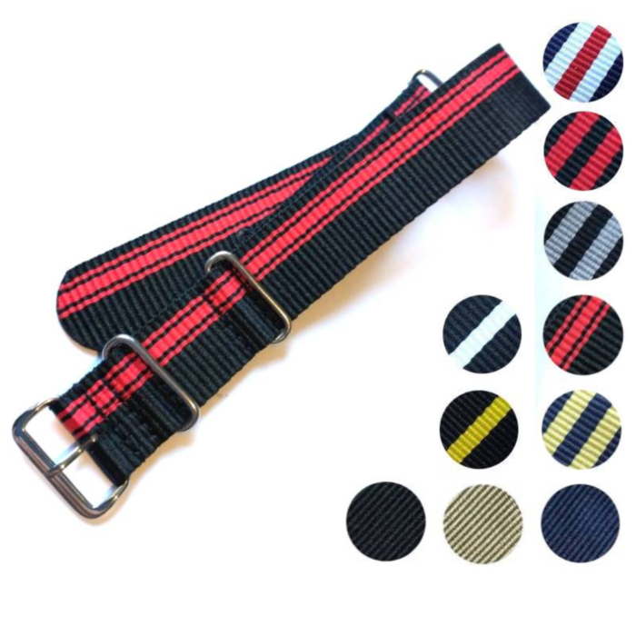 Nato Style Military/Diver Nylon Watch Strap